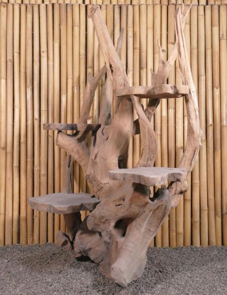 Product image 10 of the product “Shelf made of teak wood about approx. 150cm height ”